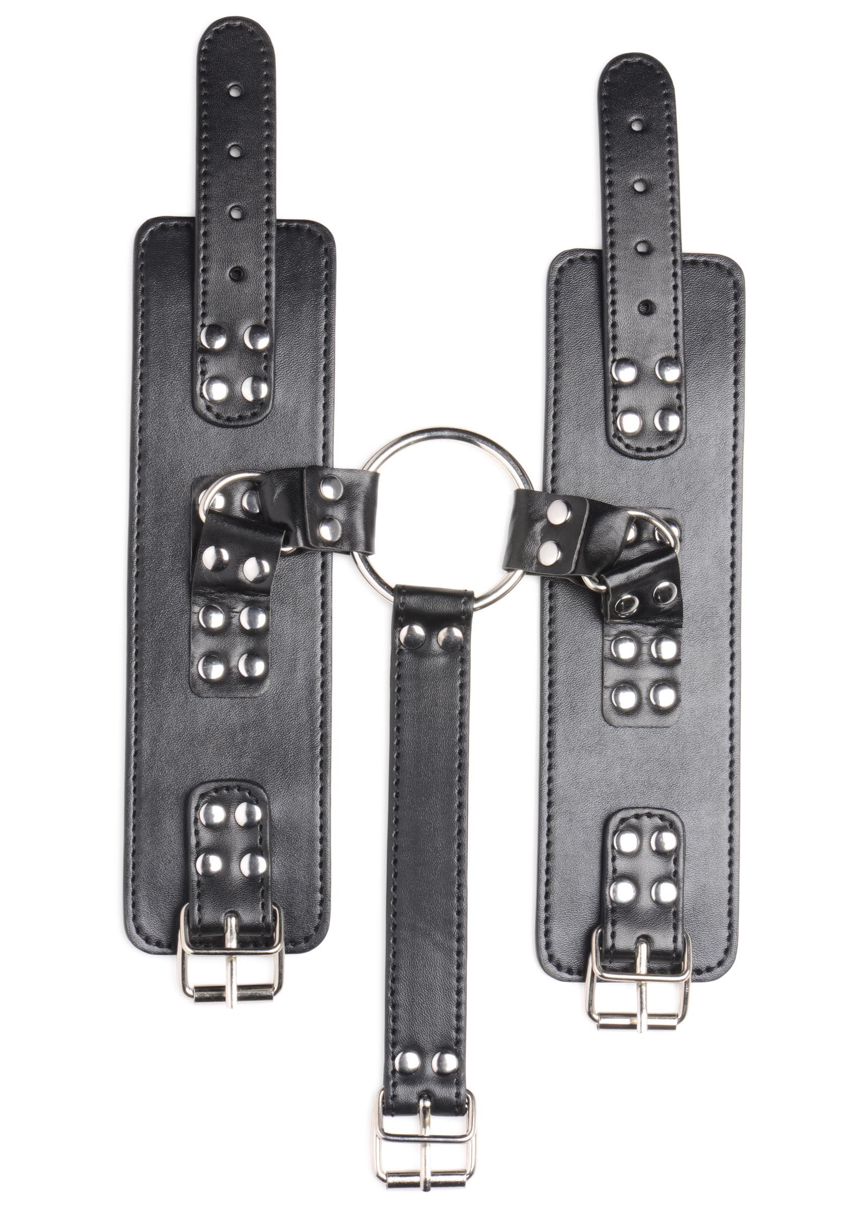 Halsband Met Polsboeien Gordelset - Zwart
