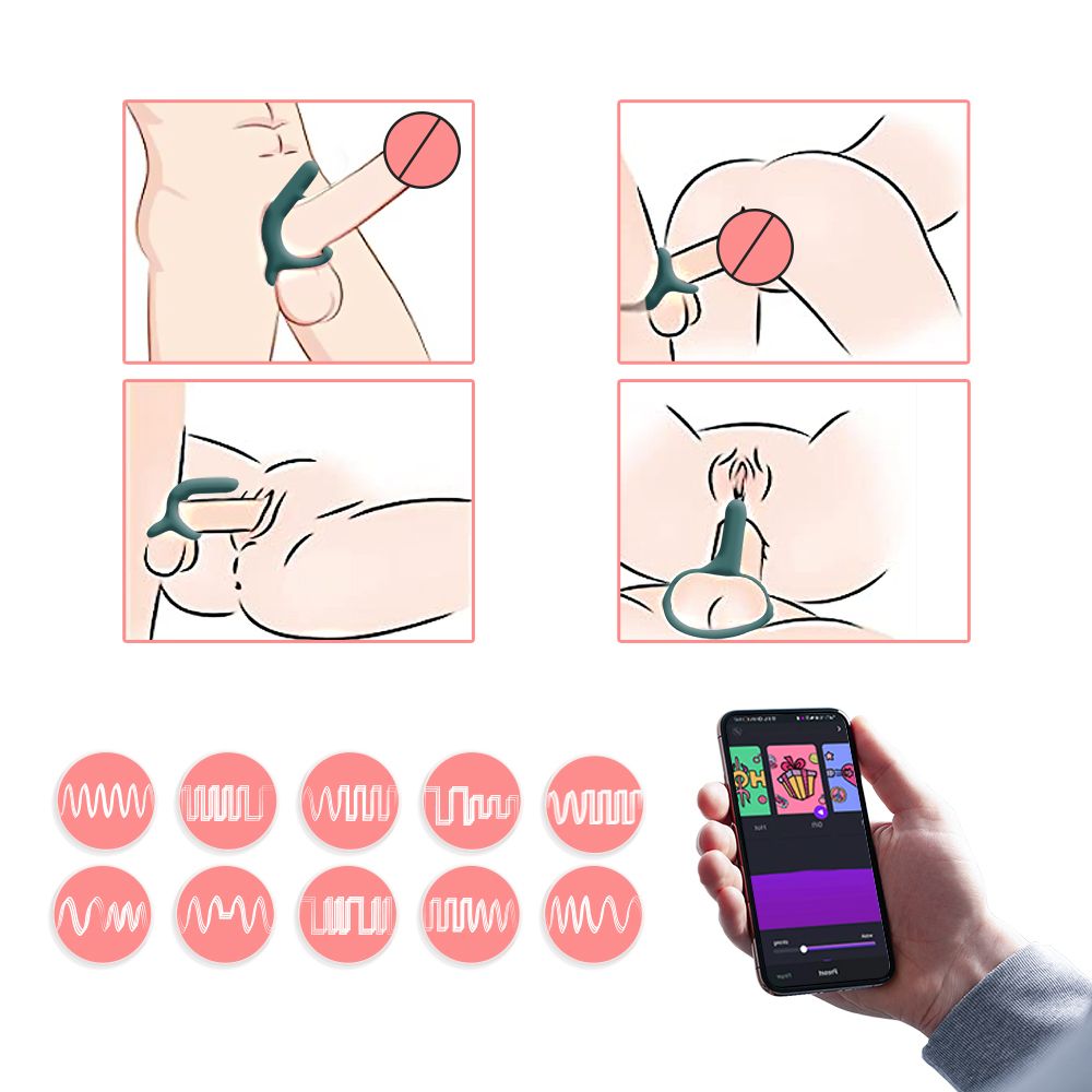 Magic Motion - Rise Smart Vibrerende Cockring - Groen