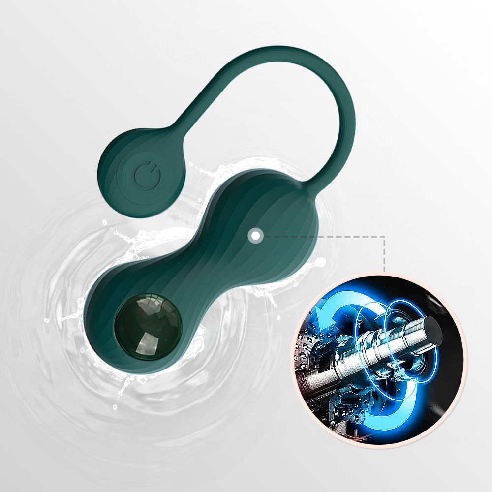 Magic Motion - Duo Smart Kegel-vibrator met Gewichtenset - Groen
