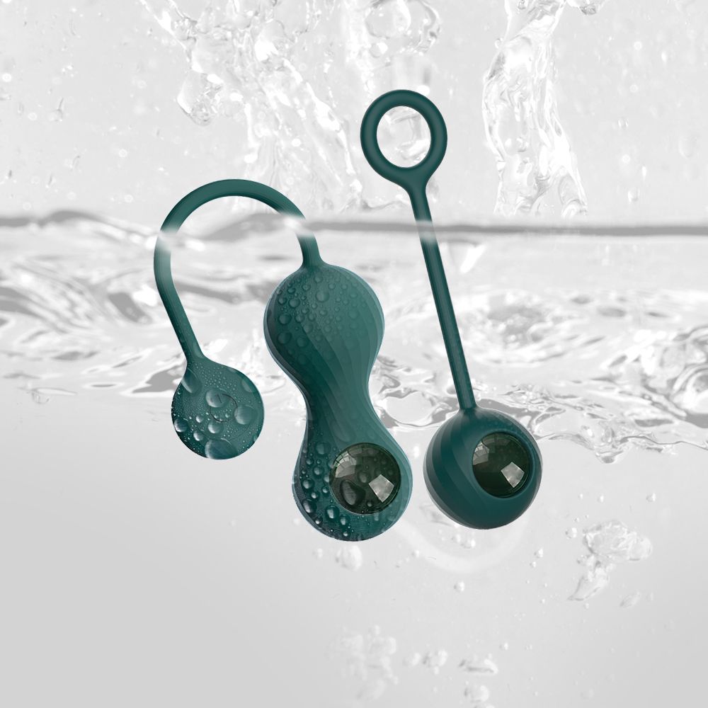 Magic Motion - Duo Smart Kegel-vibrator met Gewichtenset - Groen