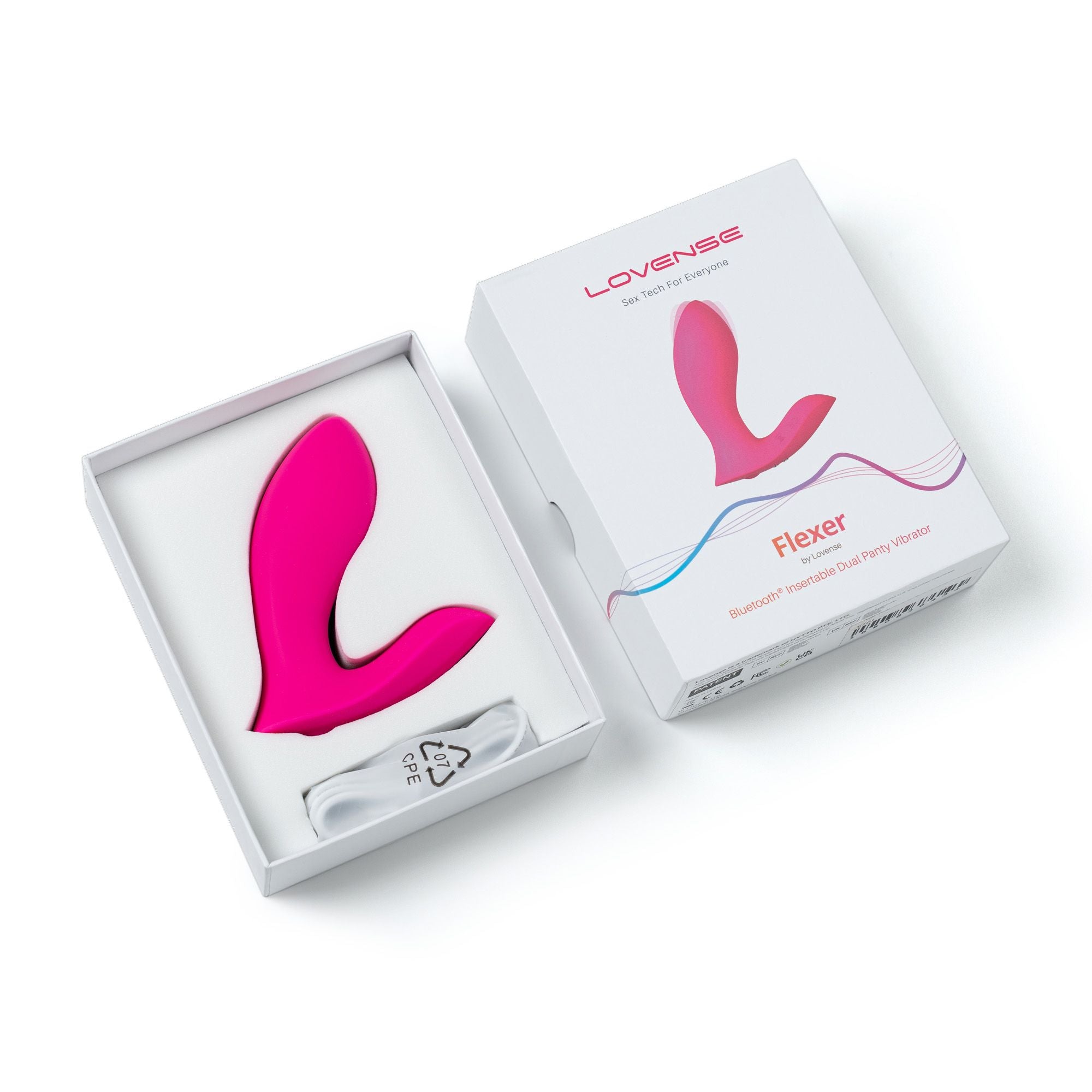 Lovense - Flexer Inbrengbare Dubbele Panty-vibrator