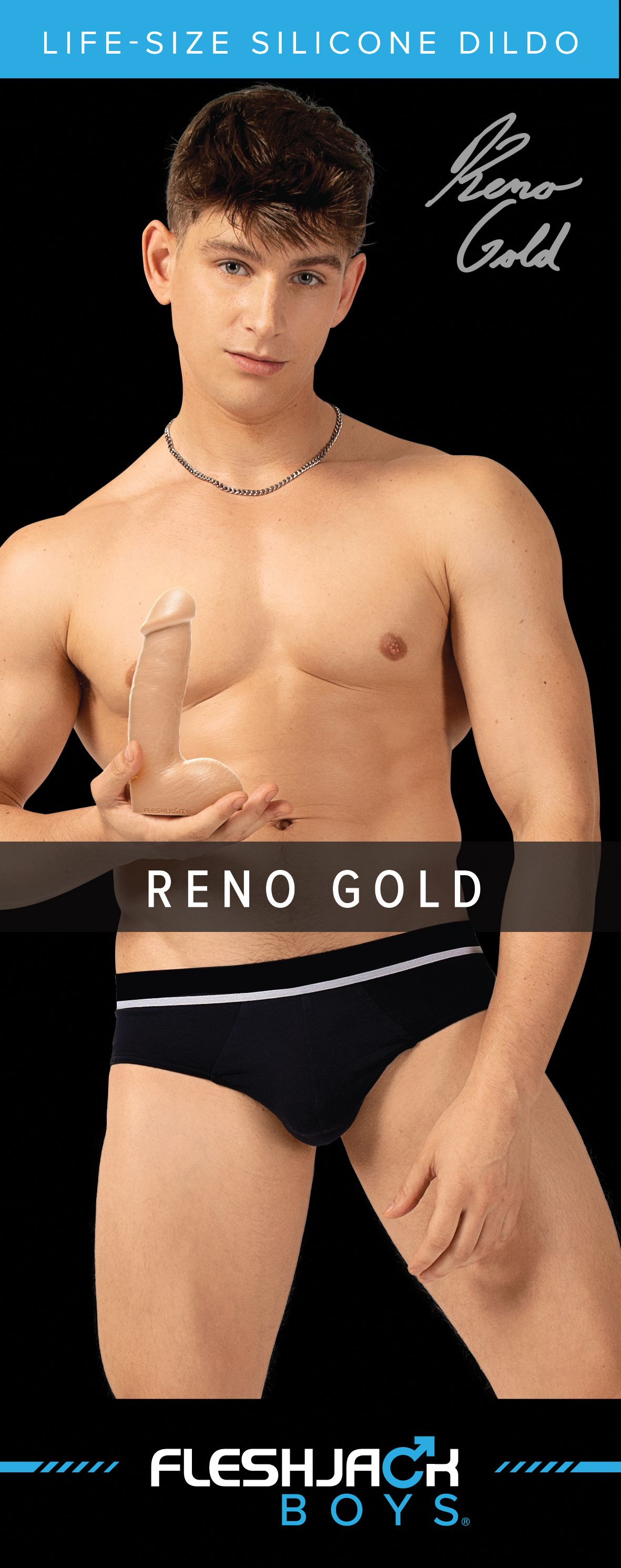 Fleshjack Boys - Reno Gouden Dildo