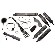 Hook Up 10-delige Pluche Bondage Set - Zwart