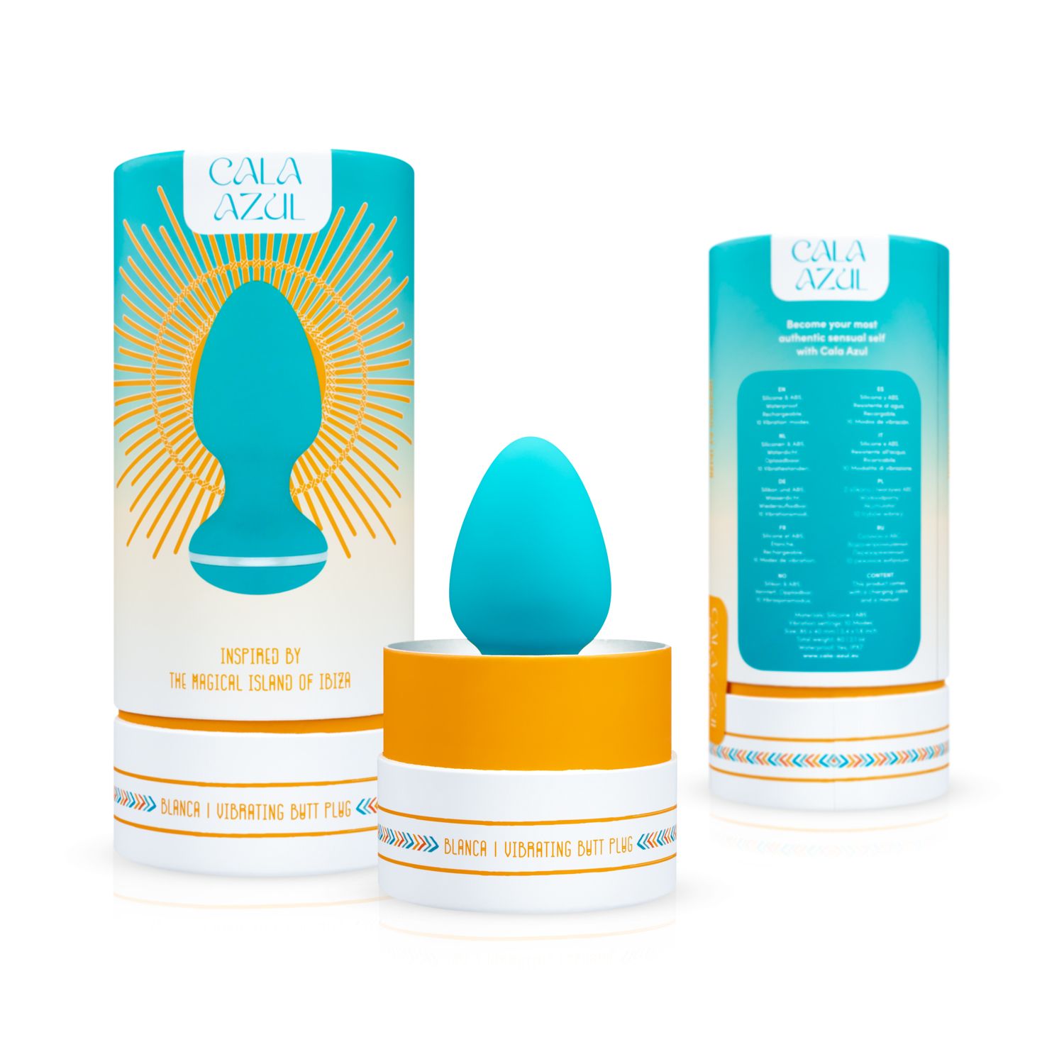 Cala Azul - Blanca Vibrerende Anale Plug