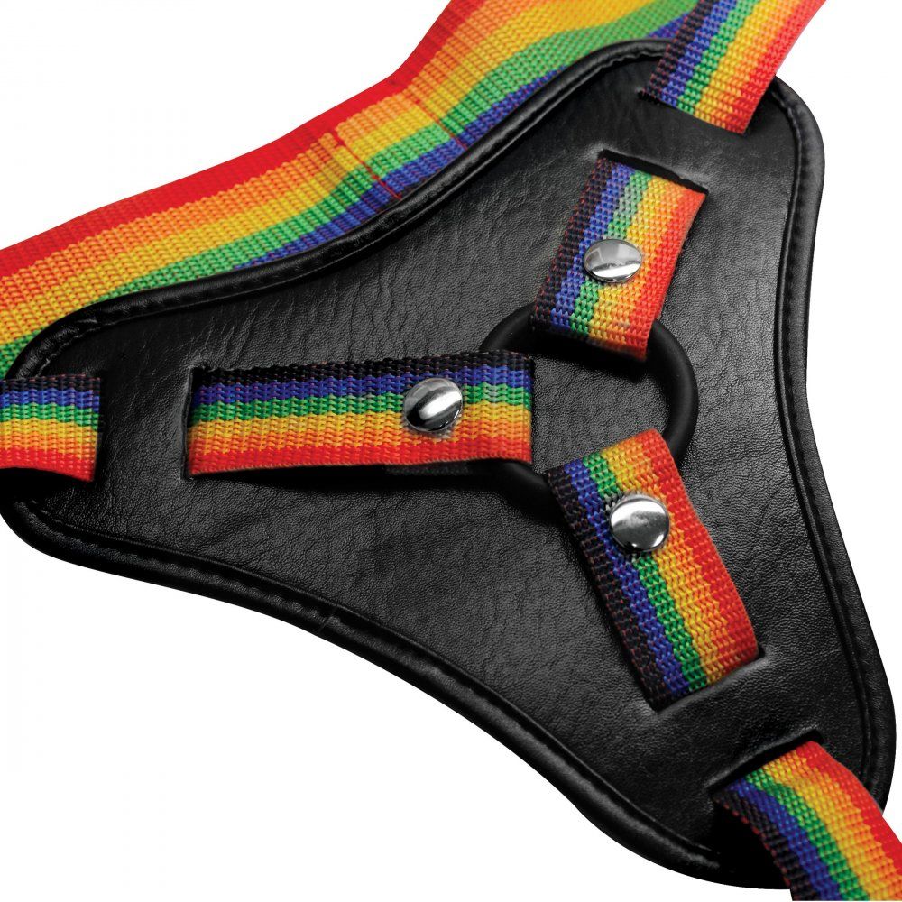 Neem de Rainbow Universeel Strap-on Harnas