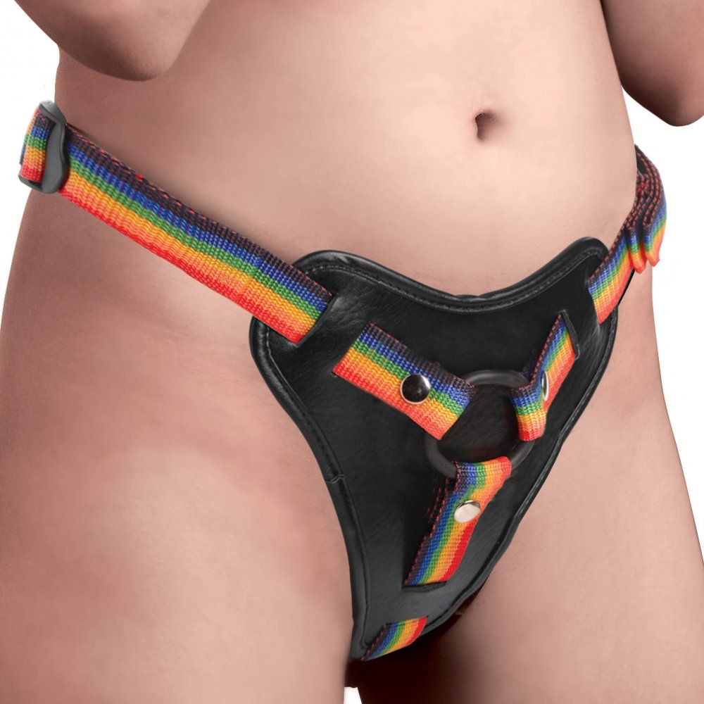 Neem de Rainbow Universeel Strap-on Harnas