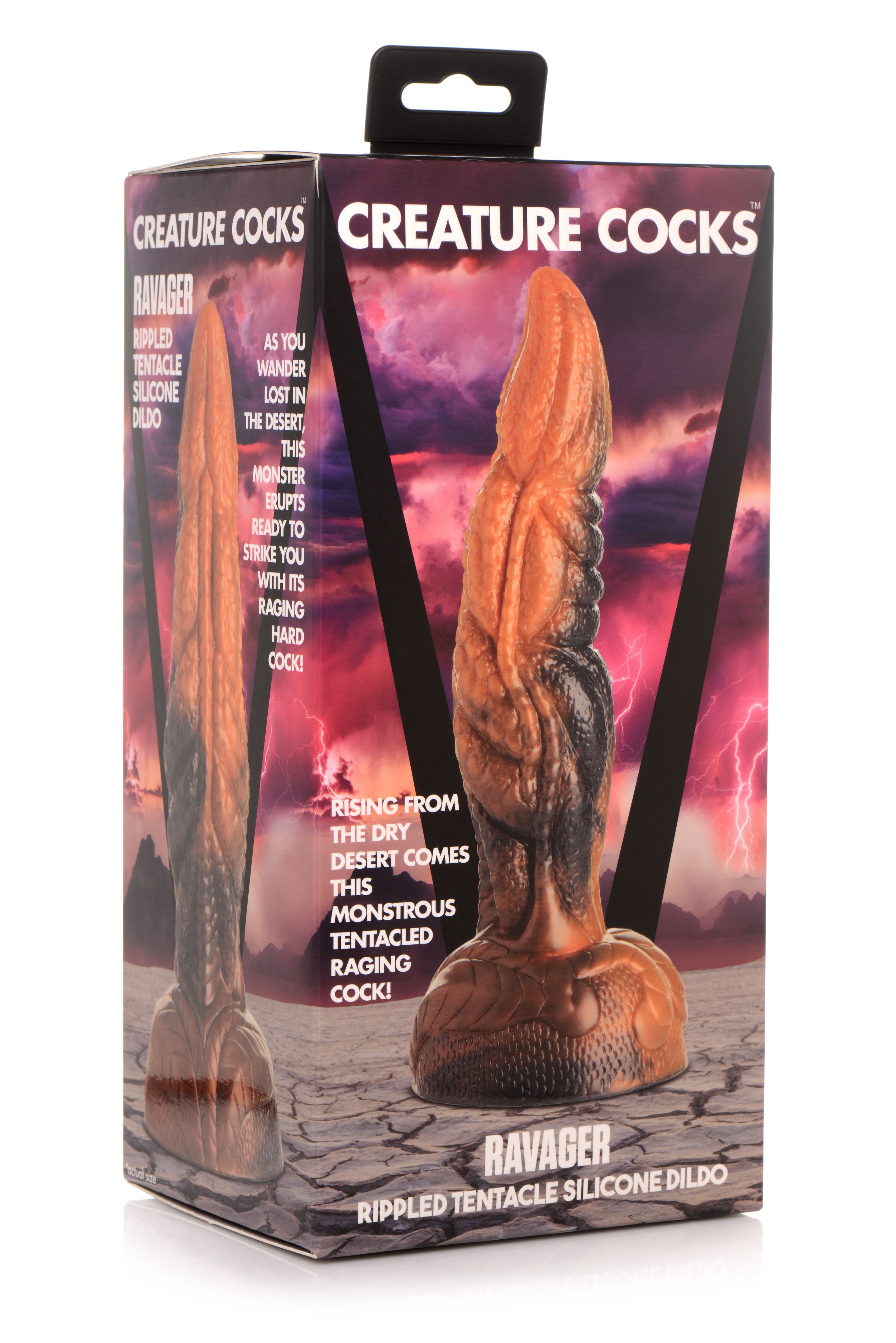 Ravager Geribbelde Tentakel-dildo