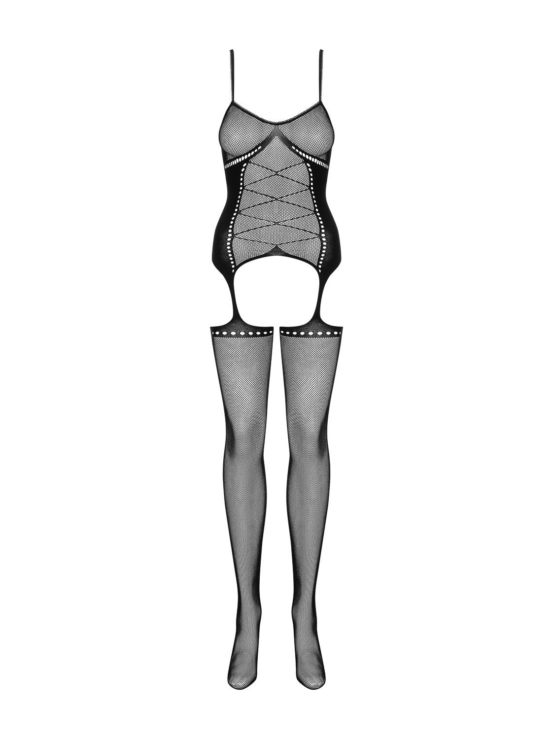 Jarretel Catsuit Met Body Design