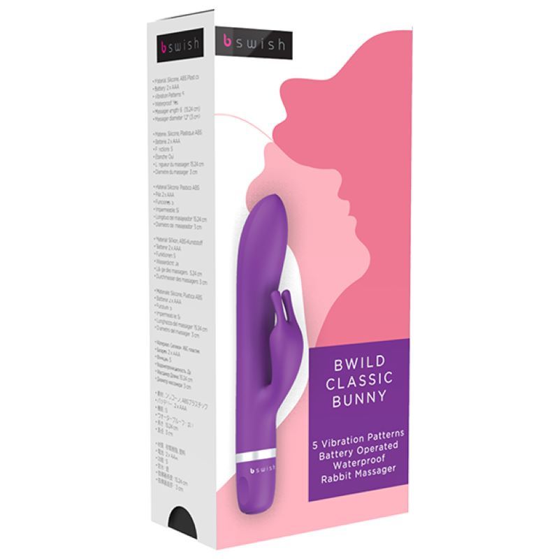 B Swish - Bwild Classic Rabbit Vibrator - Paars