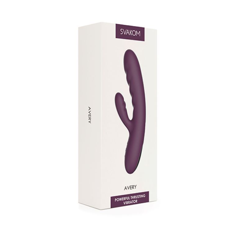 SVAKOM - Avery Krachtige Stotende Vibrator - Lila