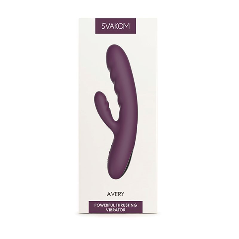 SVAKOM - Avery Krachtige Stotende Vibrator - Lila