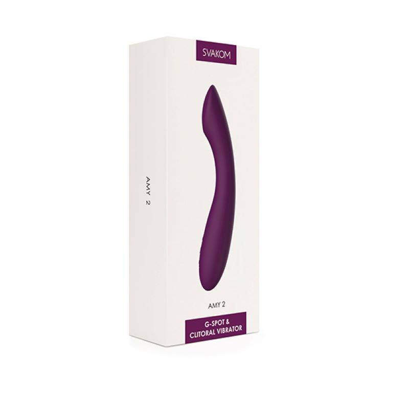 SVAKOM - AMY 2 G-Spot &amp; Clitorale vibrator - Paars