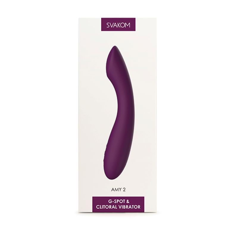 SVAKOM - AMY 2 G-Spot &amp; Clitorale vibrator - Paars
