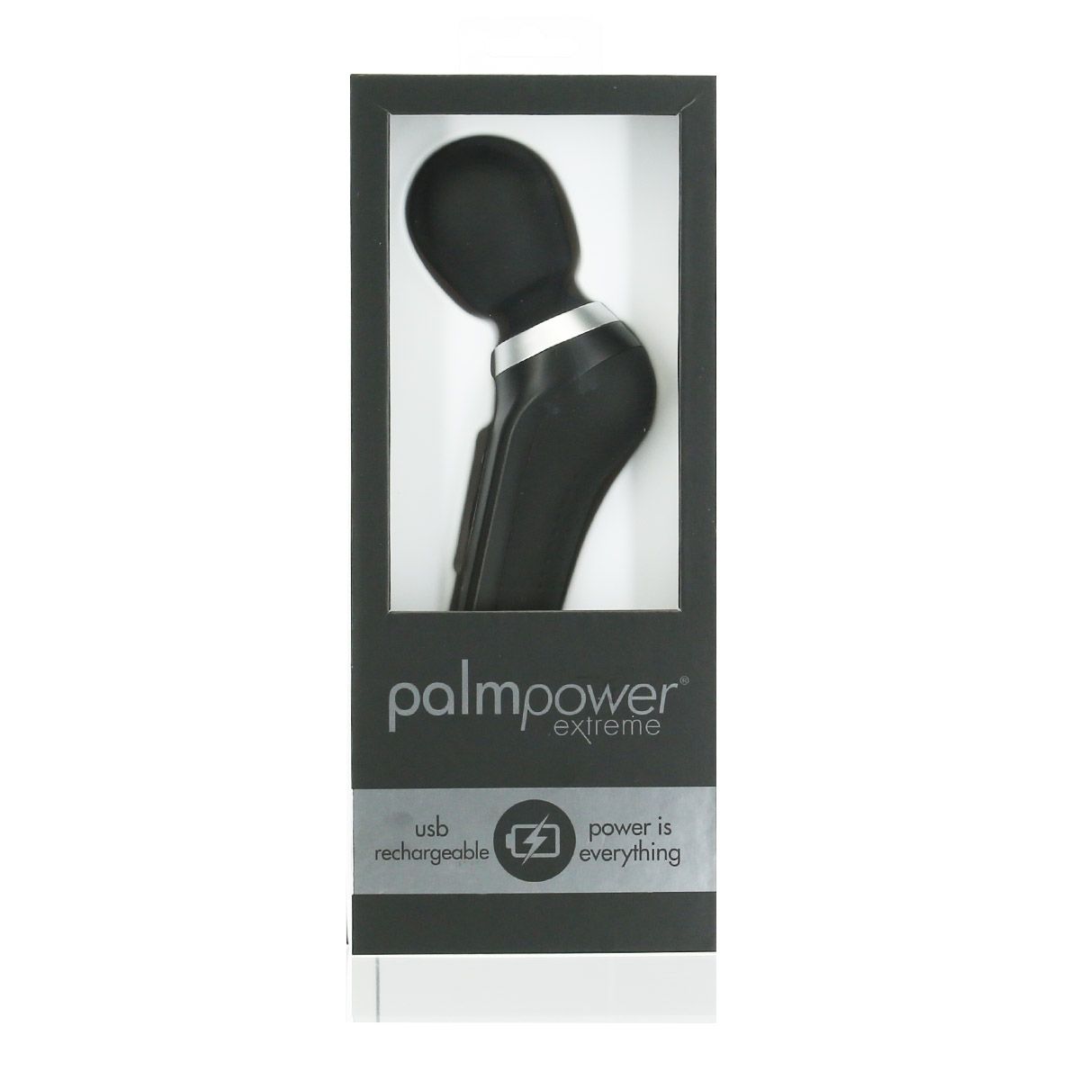Palm Power - Extreme Wandvibrator - Zwart