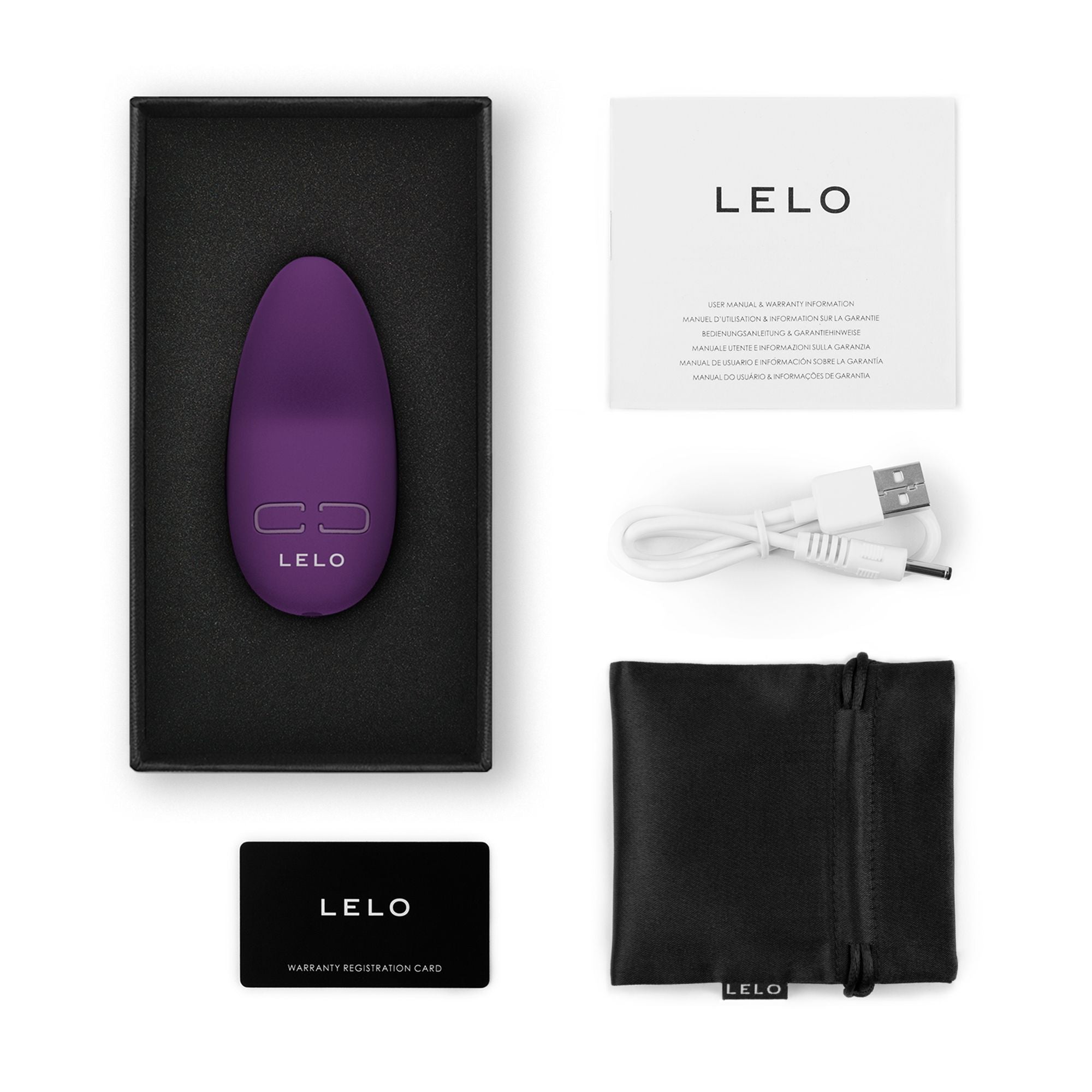 LELO - Lily 3 Persoonlijke Massager - Donker Pruim