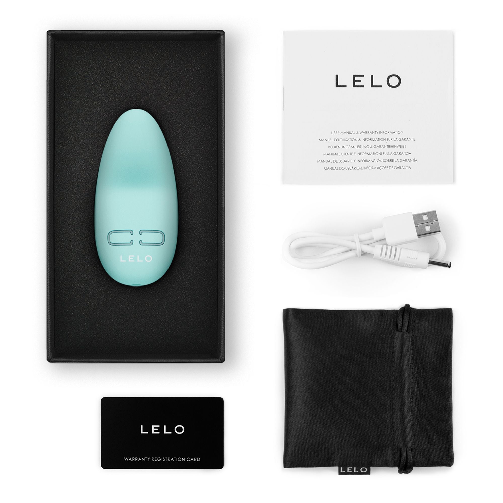LELO- Lily 3 Persoonlijke Massager - Polair Groen