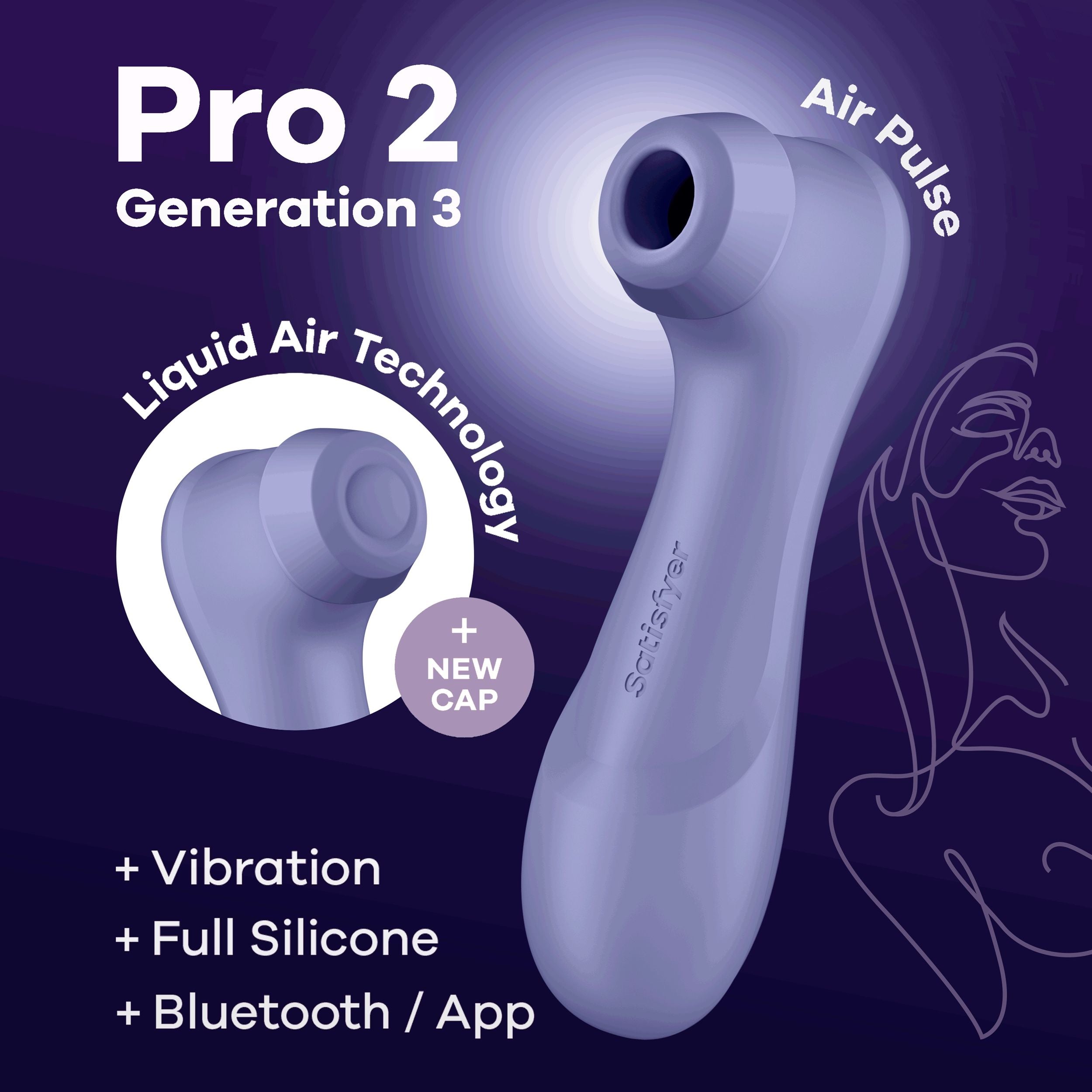 Satisfyer Pro 2 - Generatie 3 App-gestuurd - Lila