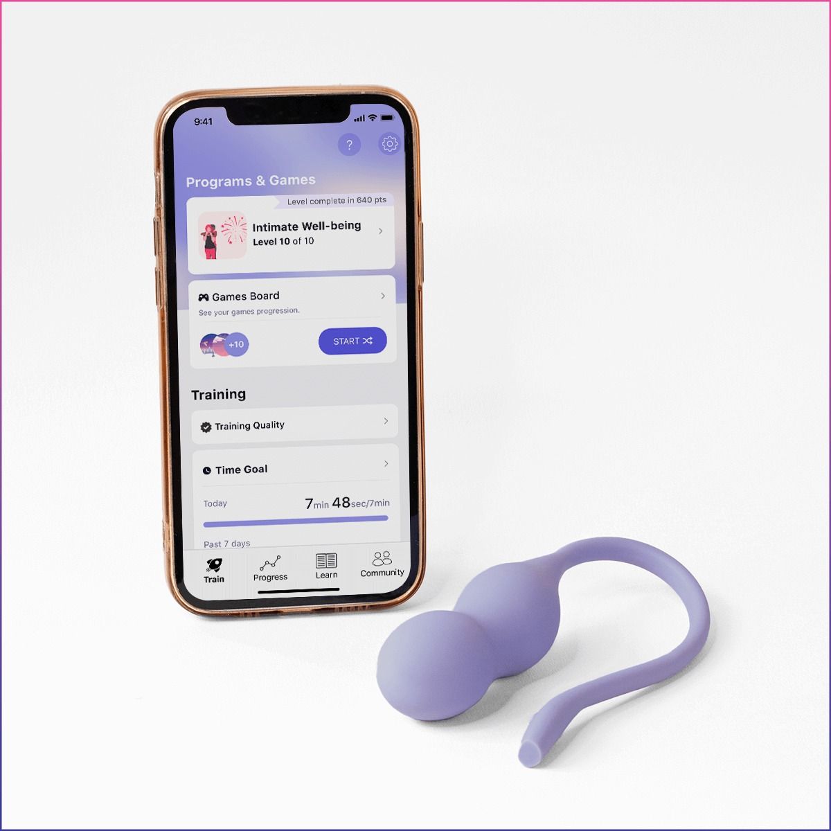 Perifit Care+ Dynamisch Kegel-oefenapparaat - Lila