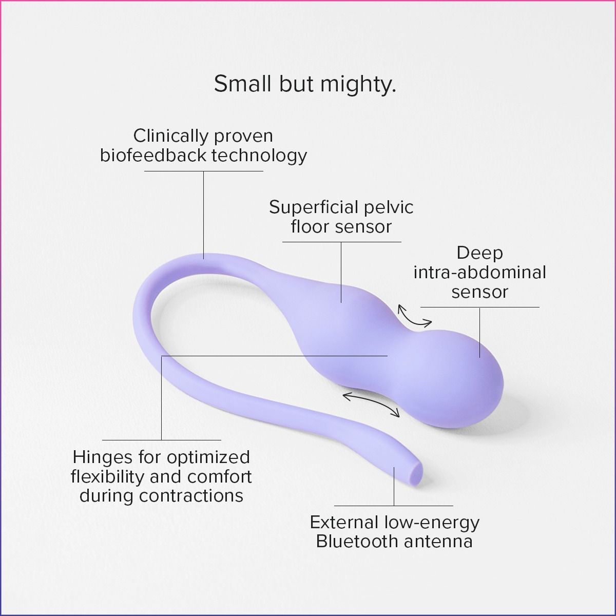 Perifit Care+ Dynamisch Kegel-oefenapparaat - Lila