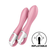 Satisfyer Air Pump 2 Opblaasbare Vibrator - Light Red