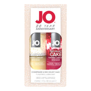 System JO - 20-jarig jubileumgeschenkset Champagne &amp; Red Velvet Cake - 60 ml