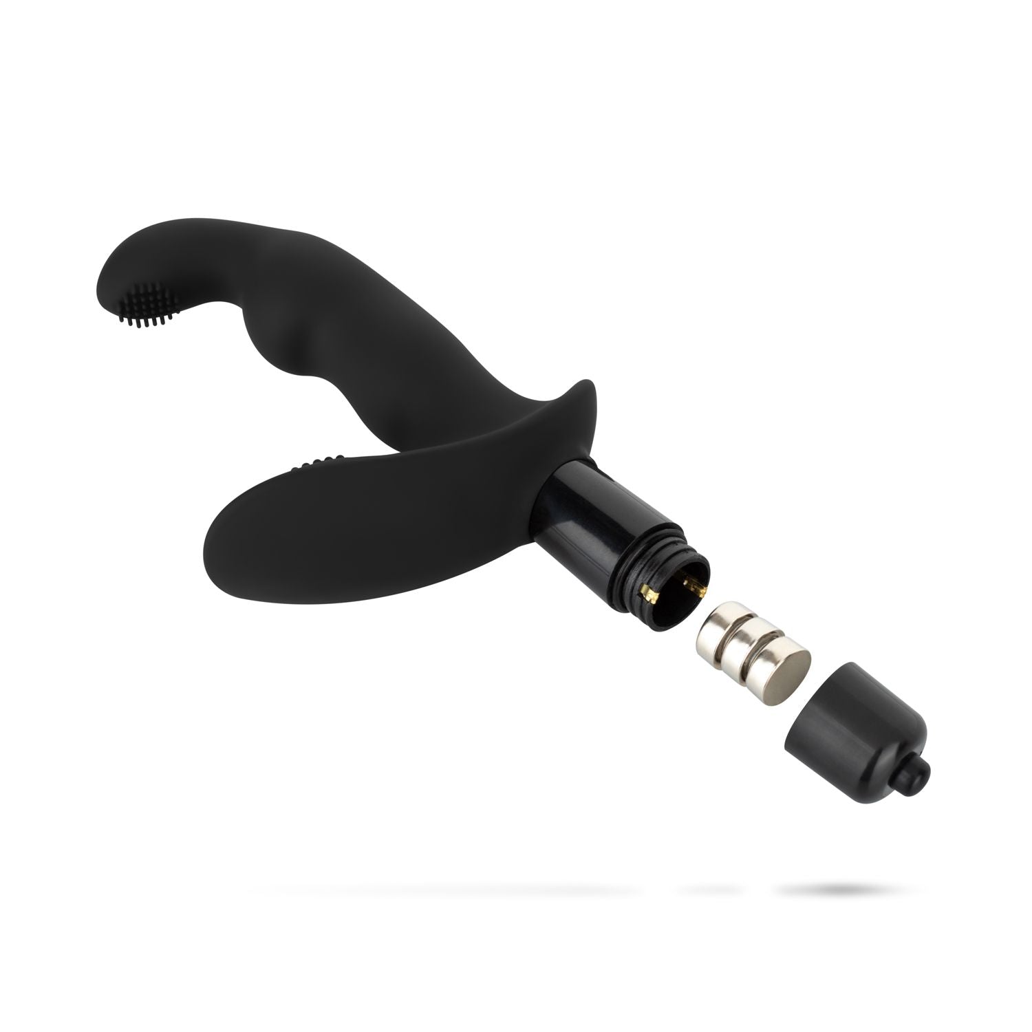 Dynamische Duke Geribbelde Prostaat Vibrator - Zwart