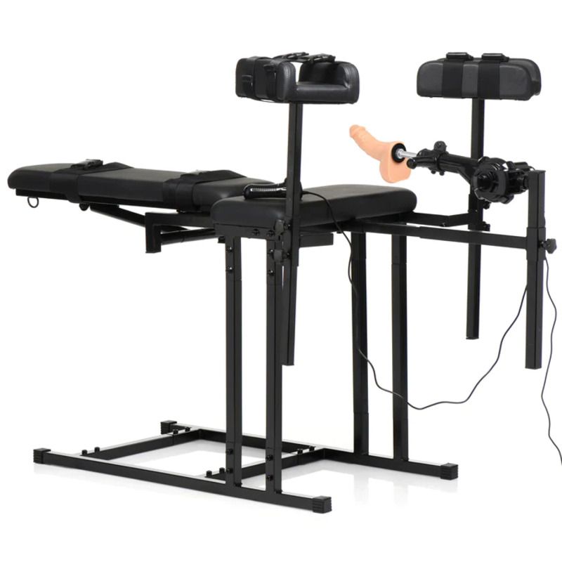 Gehoorzaamheidsstoel Met Seksmachine