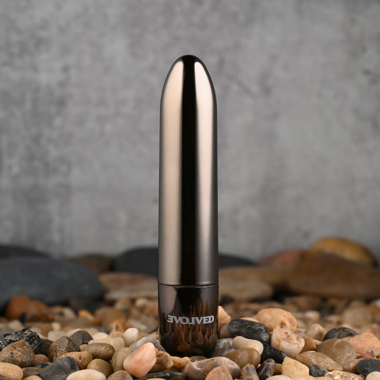 Evolved - Real Simple Bullet Vibrator - Zwart Chroom