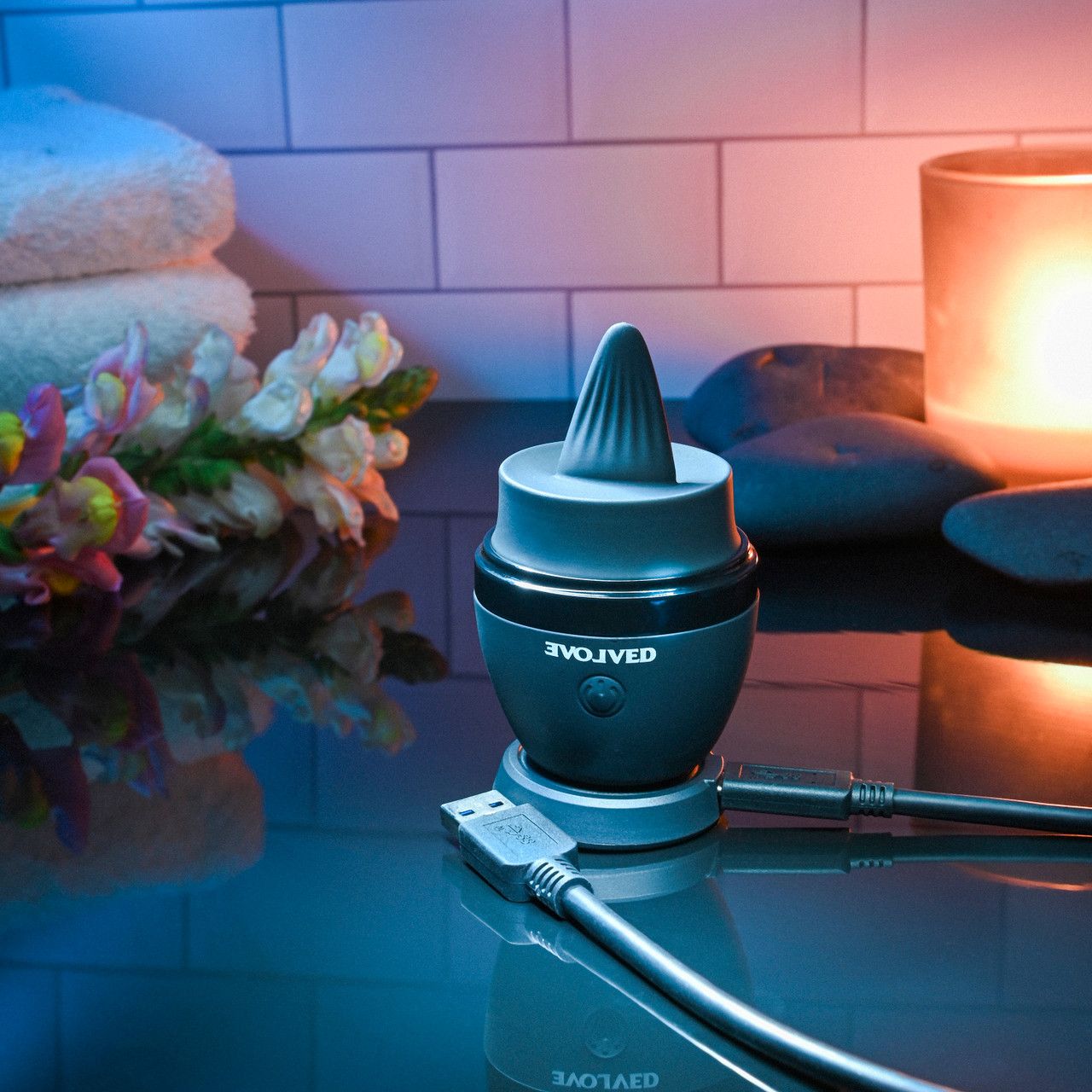 Evolved - Tonggebonden vibrator - Zwart