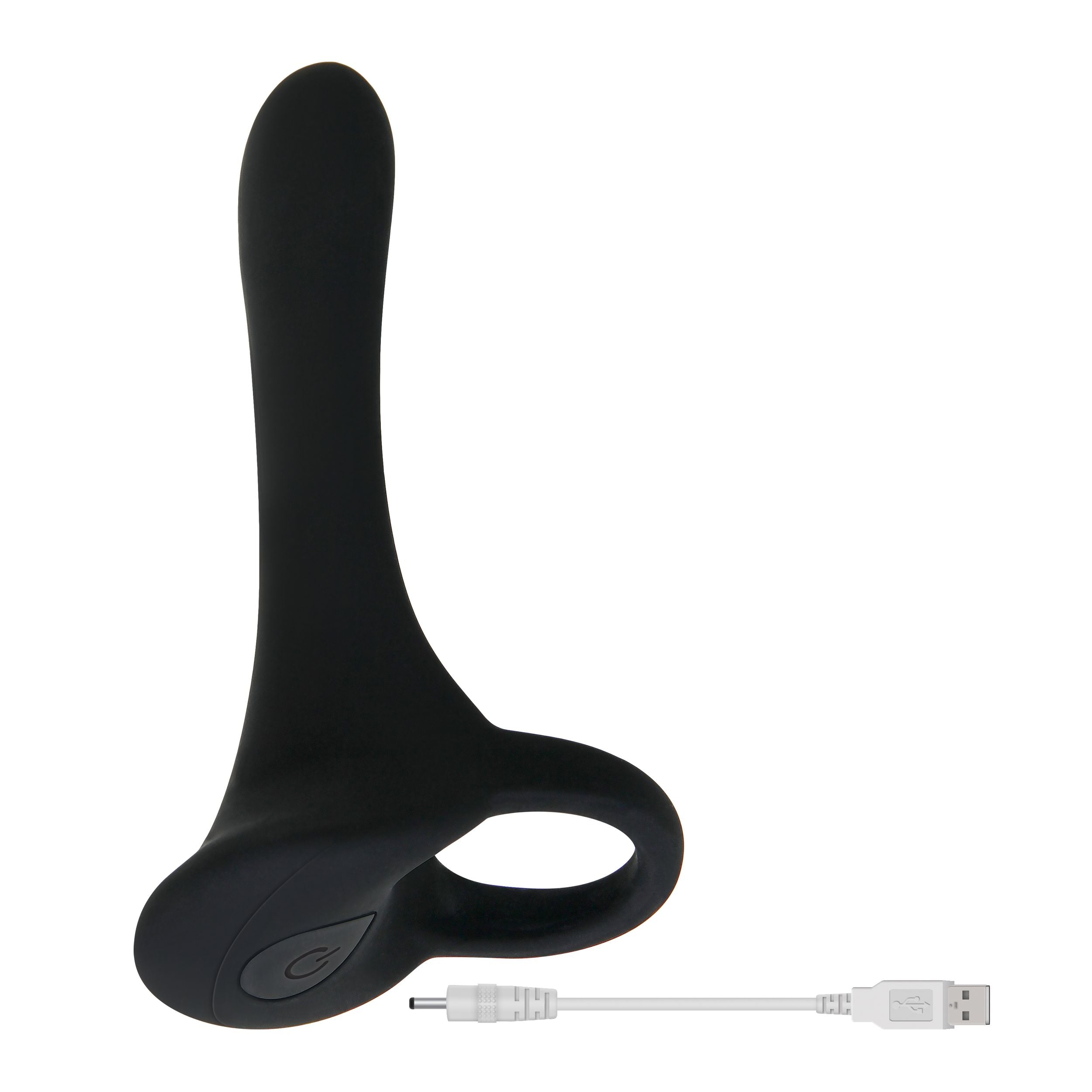 Evolved - Cock Armor Vibrerende Cockring - Zwart