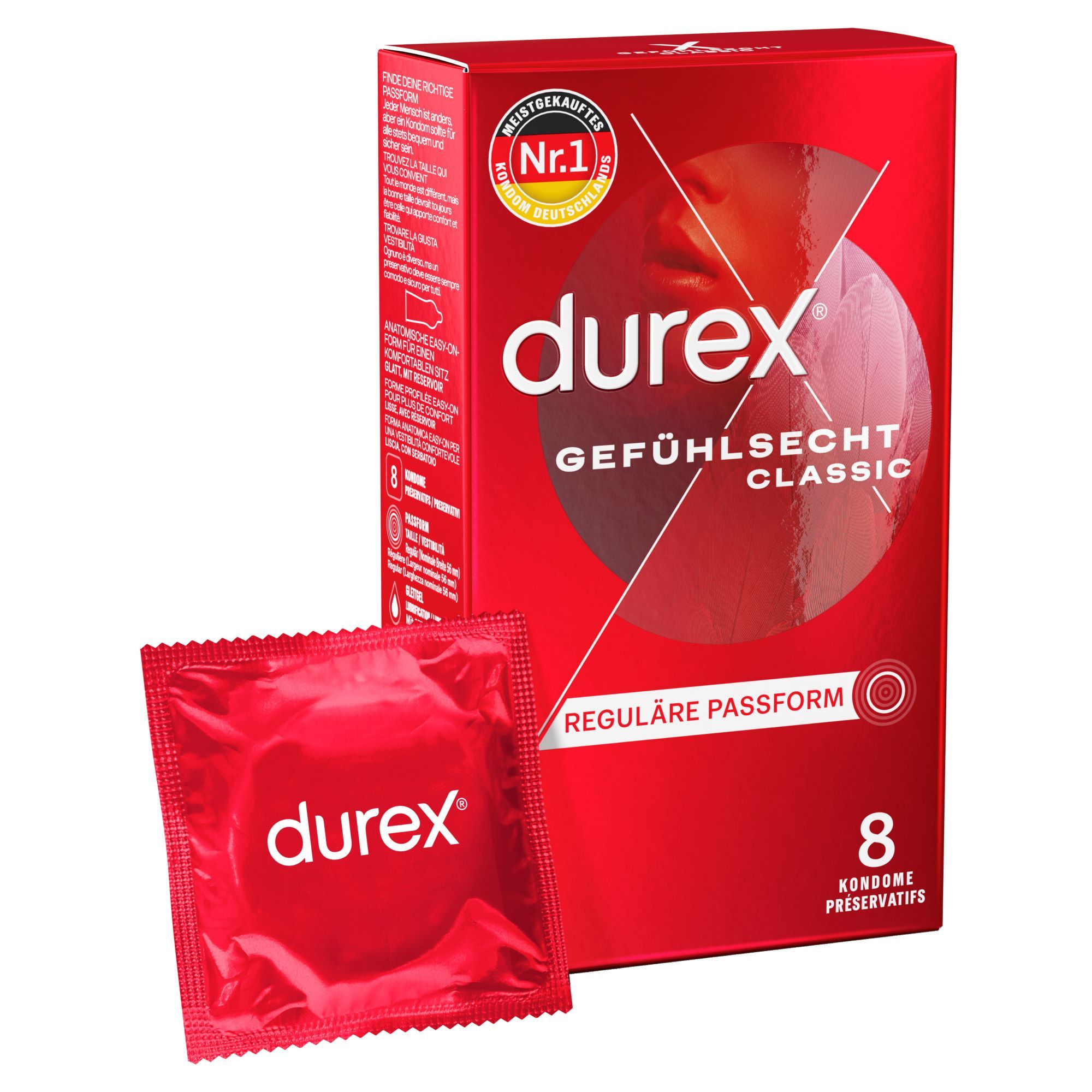 Durex Thin Feel Classic - 8 condooms