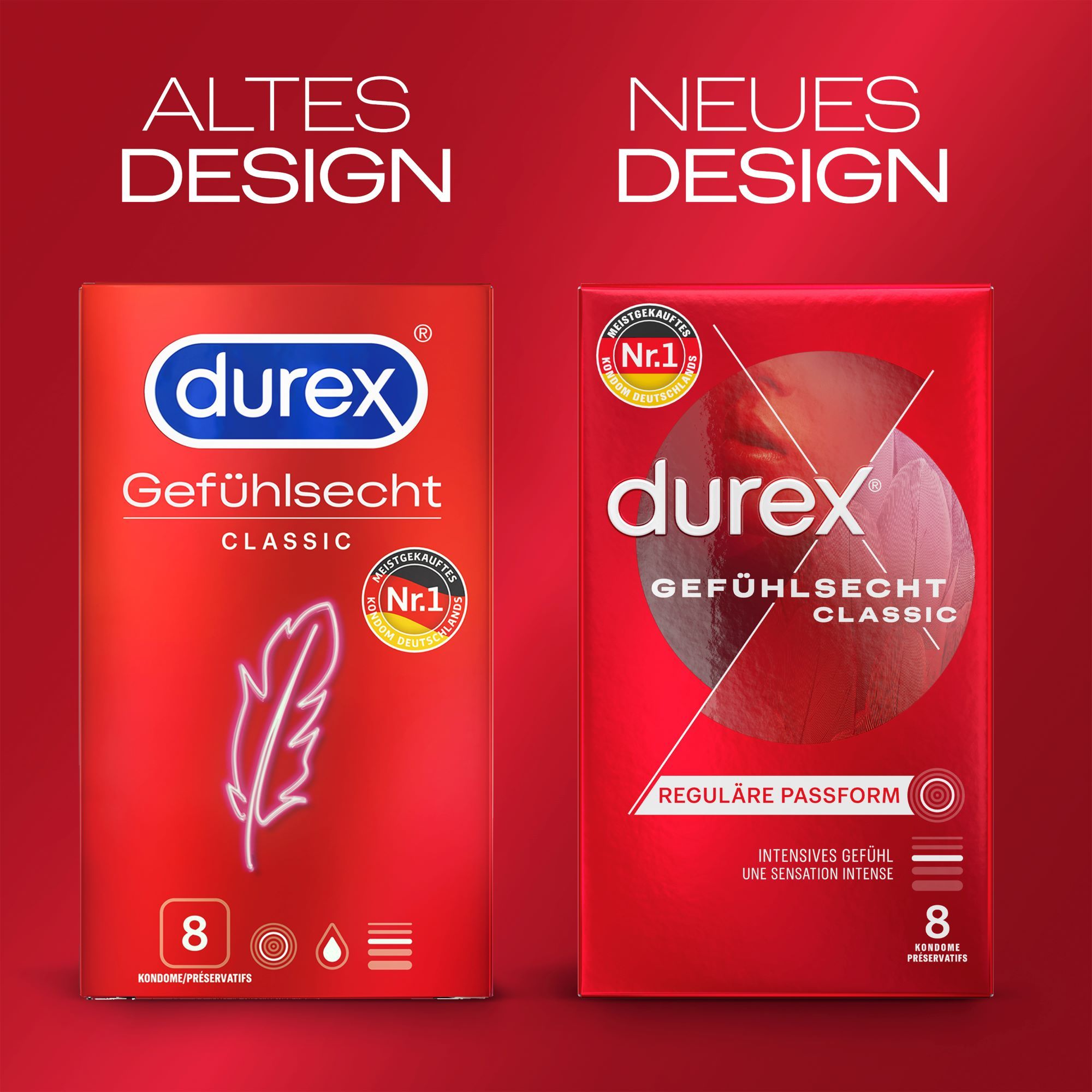 Durex Thin Feel Classic - 8 condooms