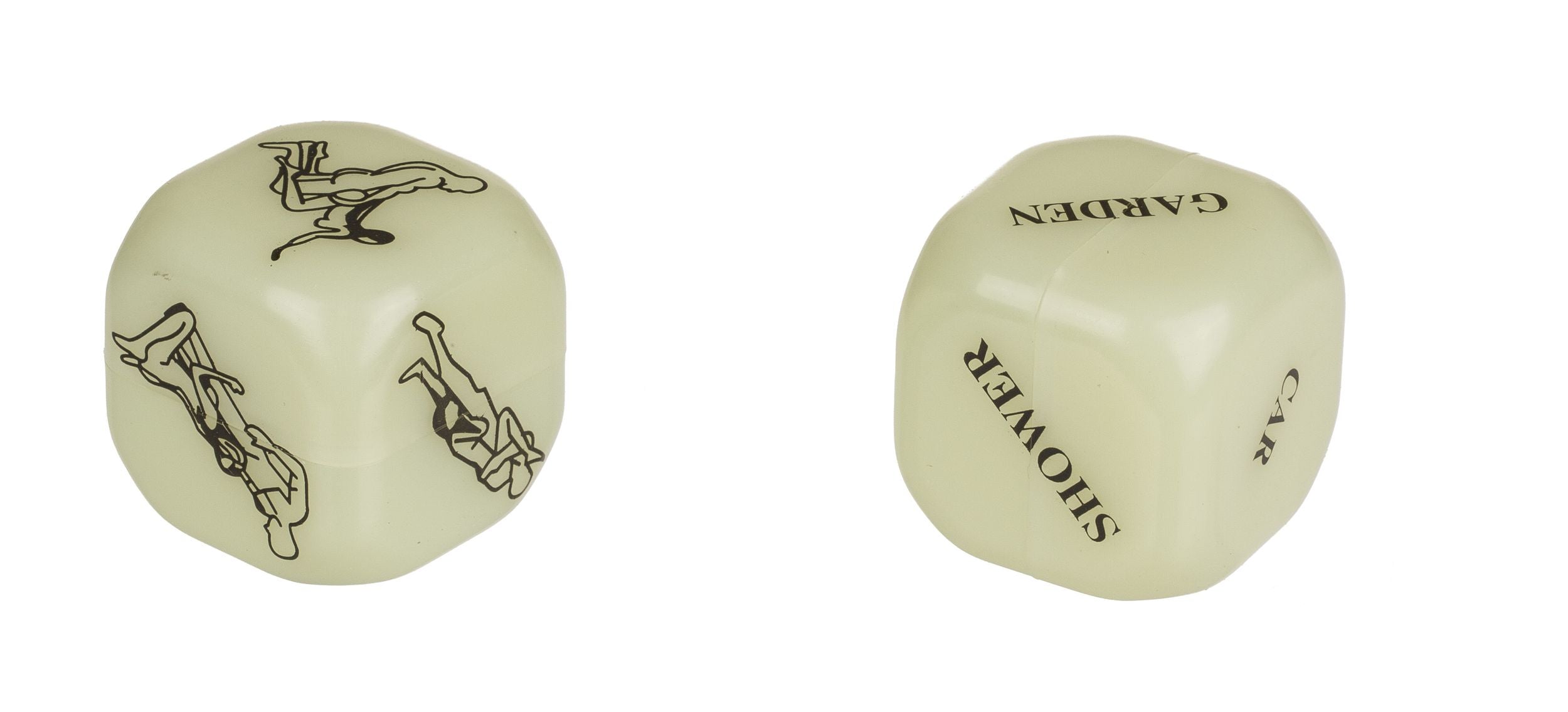 Love Dice Kamasutra Glow in the Dark Set - Engelse versie