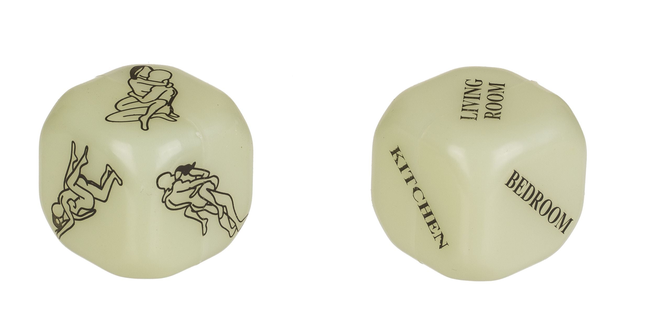 Love Dice Kamasutra Glow in the Dark Set - Engelse versie