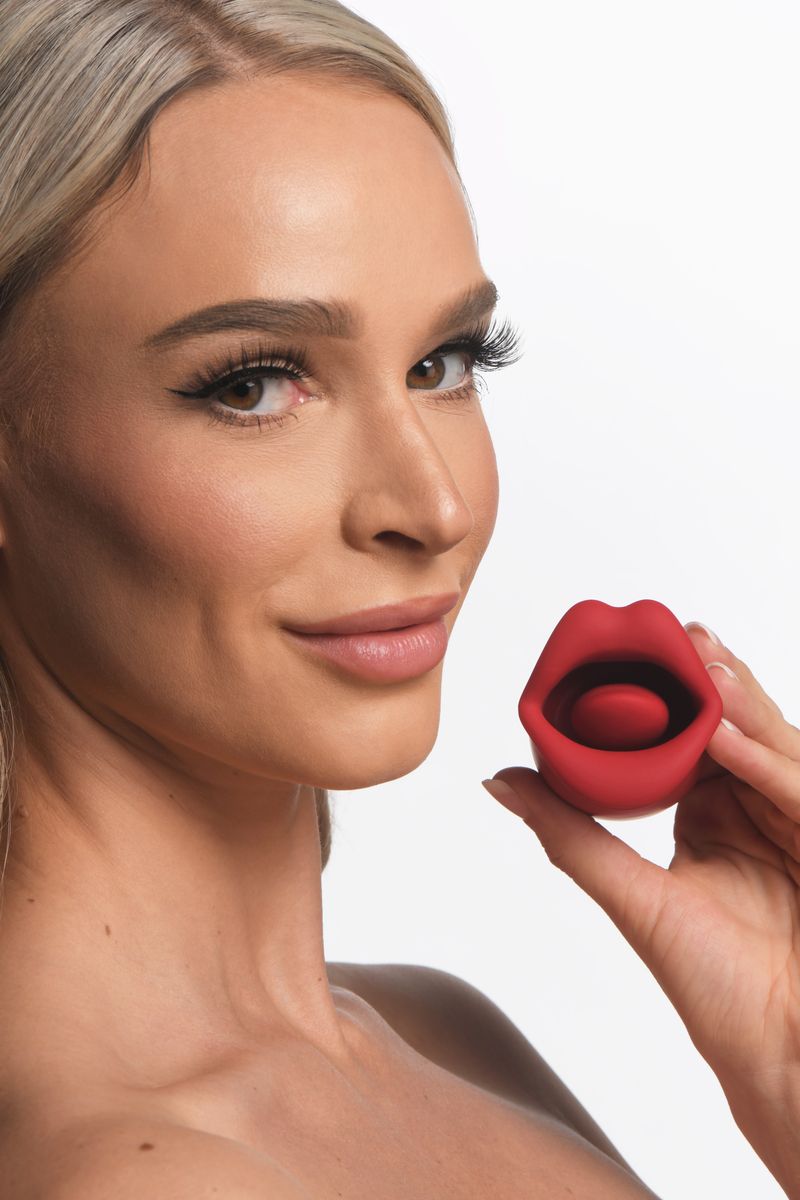 Lickgasm Kus Vibrerende Clitorisstimulator - Rood