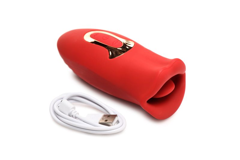 Lickgasm Kus Vibrerende Clitorisstimulator - Rood