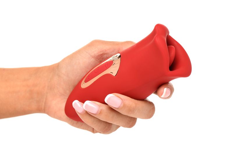 Lickgasm Kus Vibrerende Clitorisstimulator - Rood