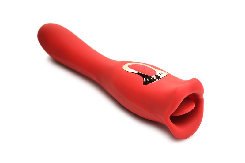 Lickgasm Dubbelzijdige Kus Vibrator - Rood