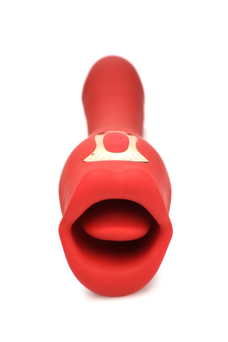 Lickgasm Dubbelzijdige Kus Vibrator - Rood
