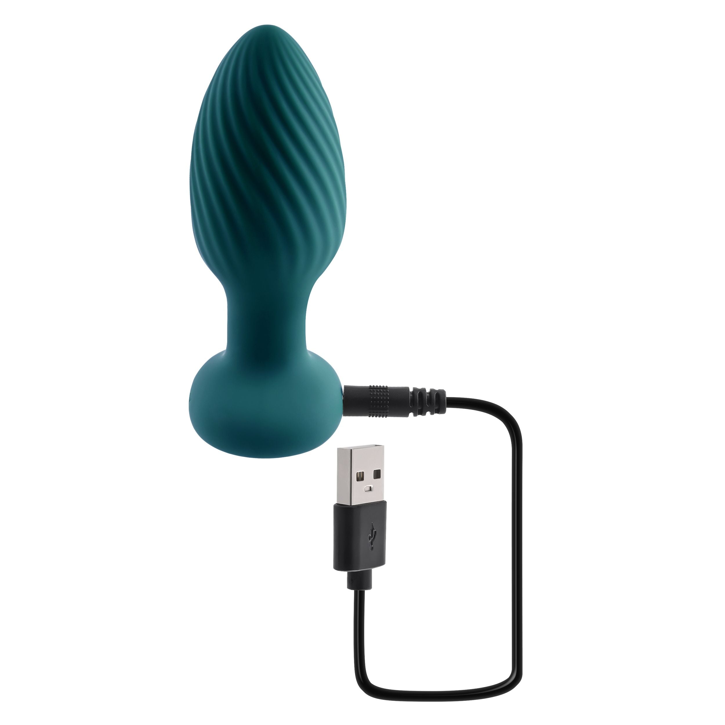 Playboy - Draaiende staart teaser buttplug - Teal