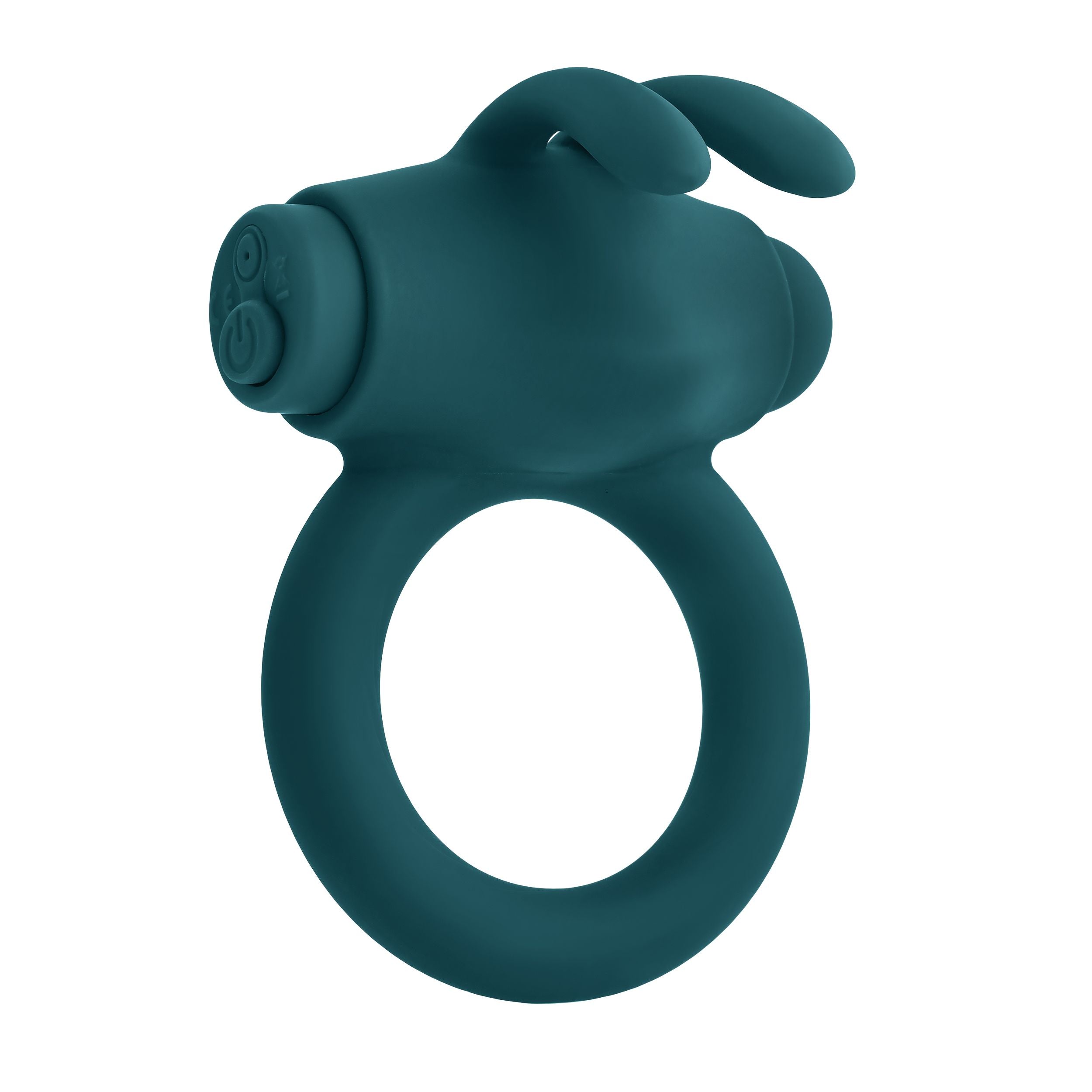 Playboy - Bunny Buzzer Cockring - Blauwgroen