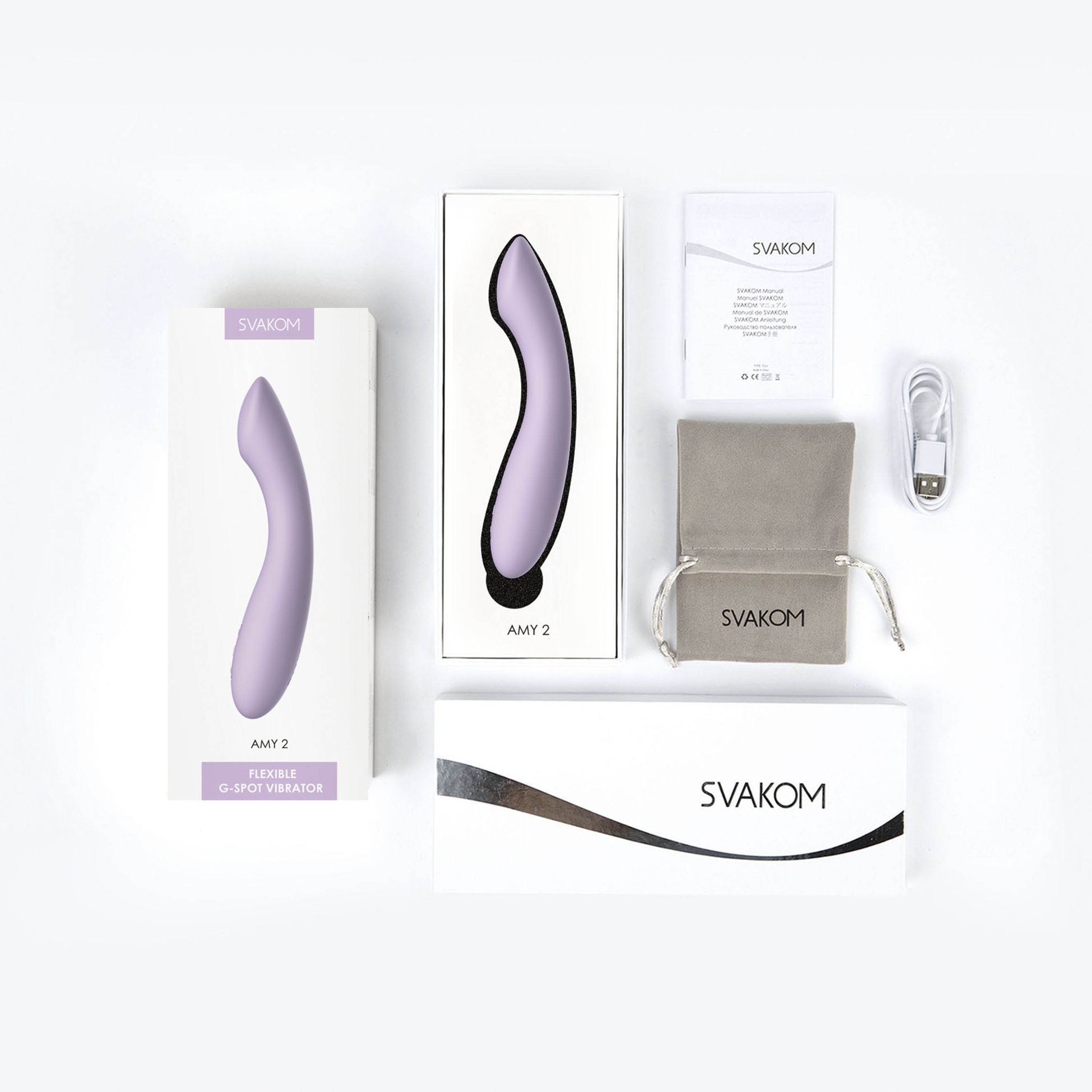 SVAKOM Amy 2 - G-Spot Vibrator - Lila