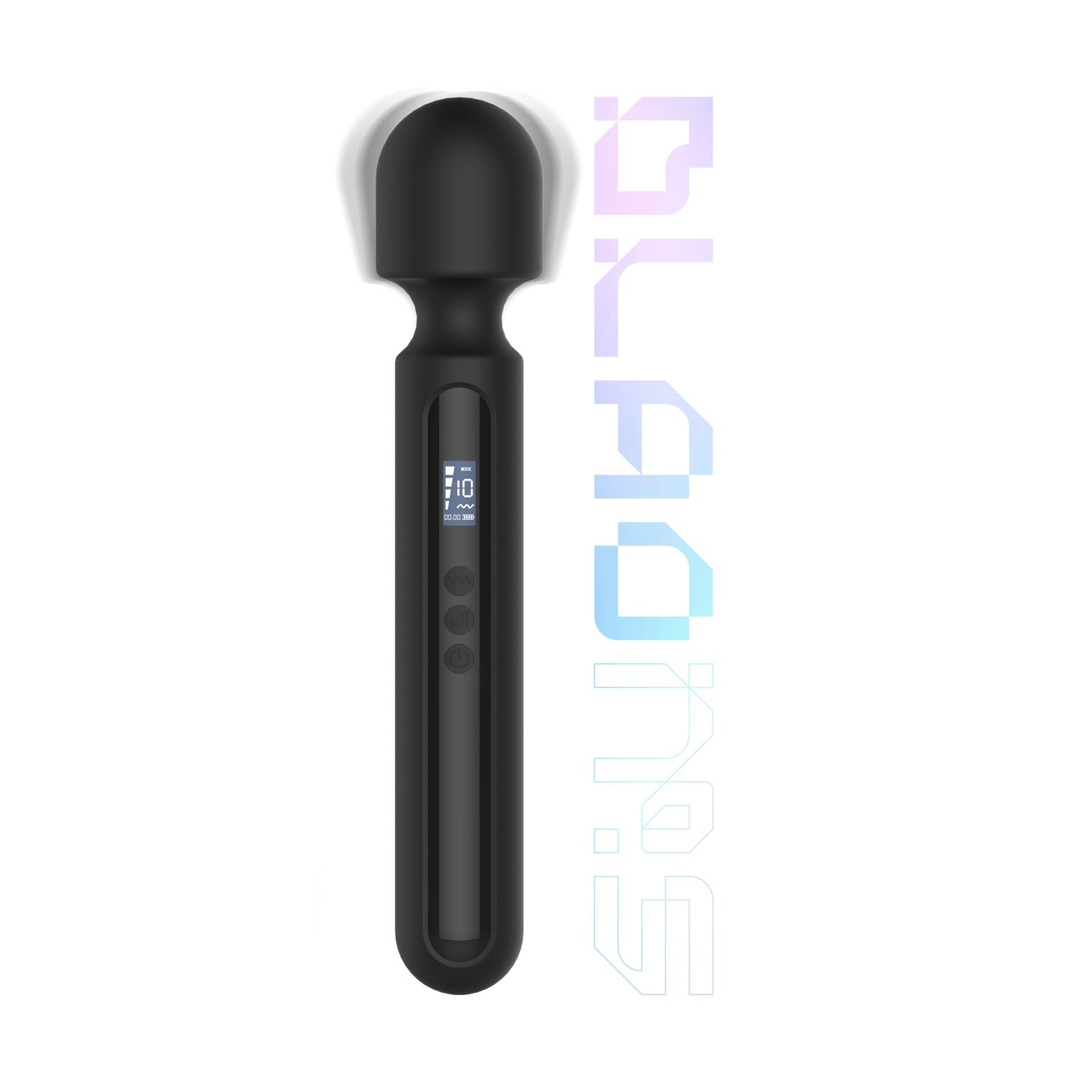 BLAQ - Digitale Super Wand Vibrator - Zwart