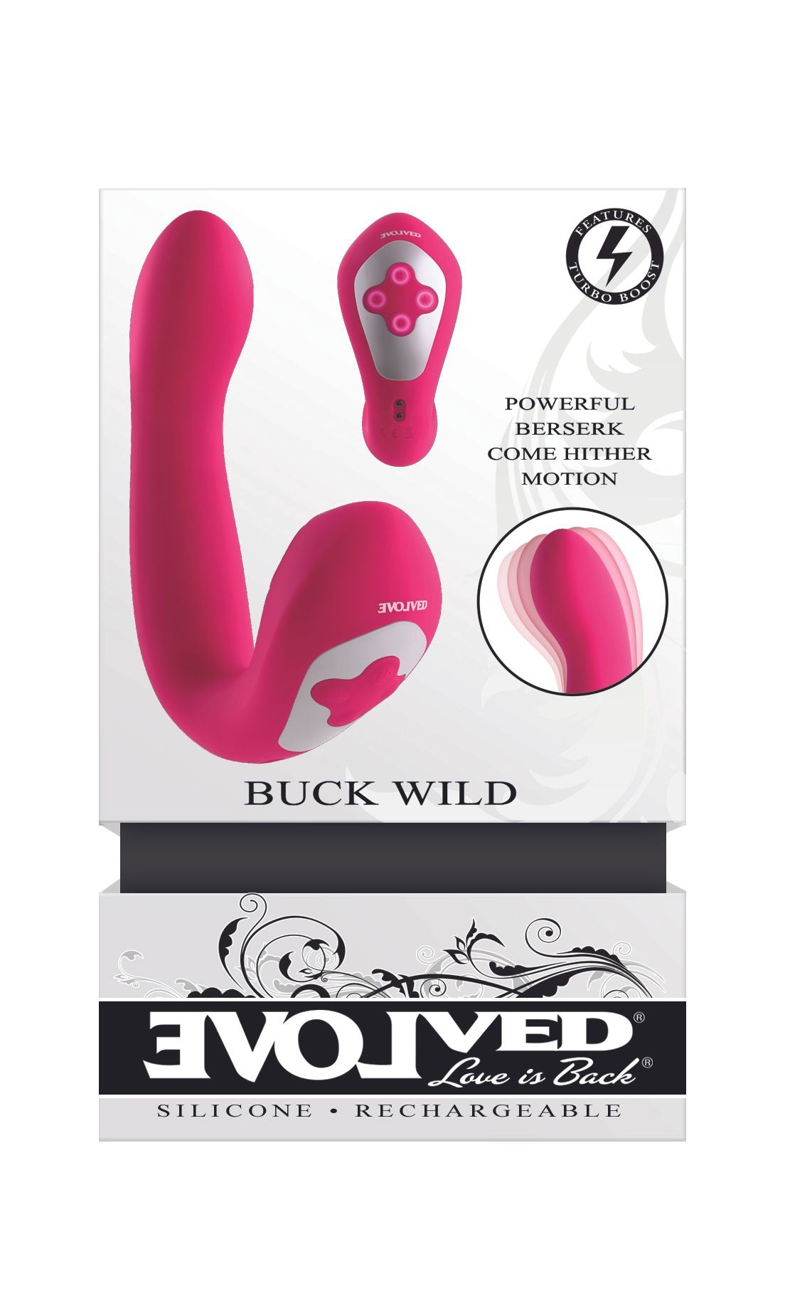 Evolved - Buck Wild Dual End Vibrator - Roze