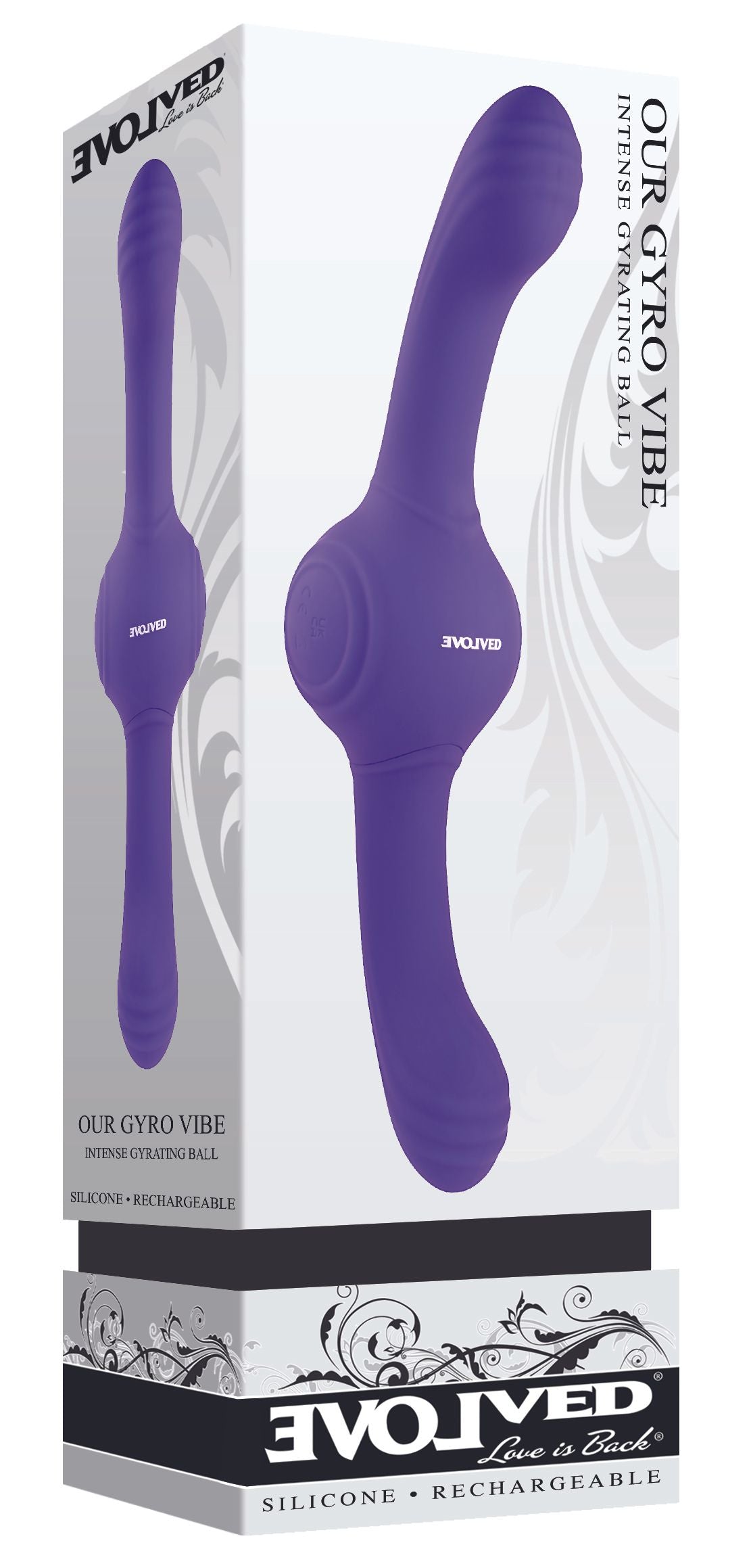 Evolved - Our Gyro Vibe Dual End Vibrator - Paars
