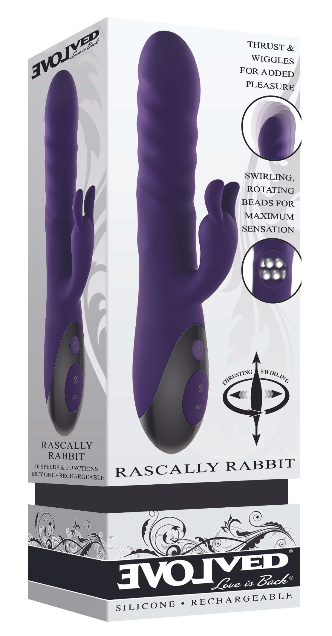 Evolved - Rascally Rabbit Vibrator - Paars