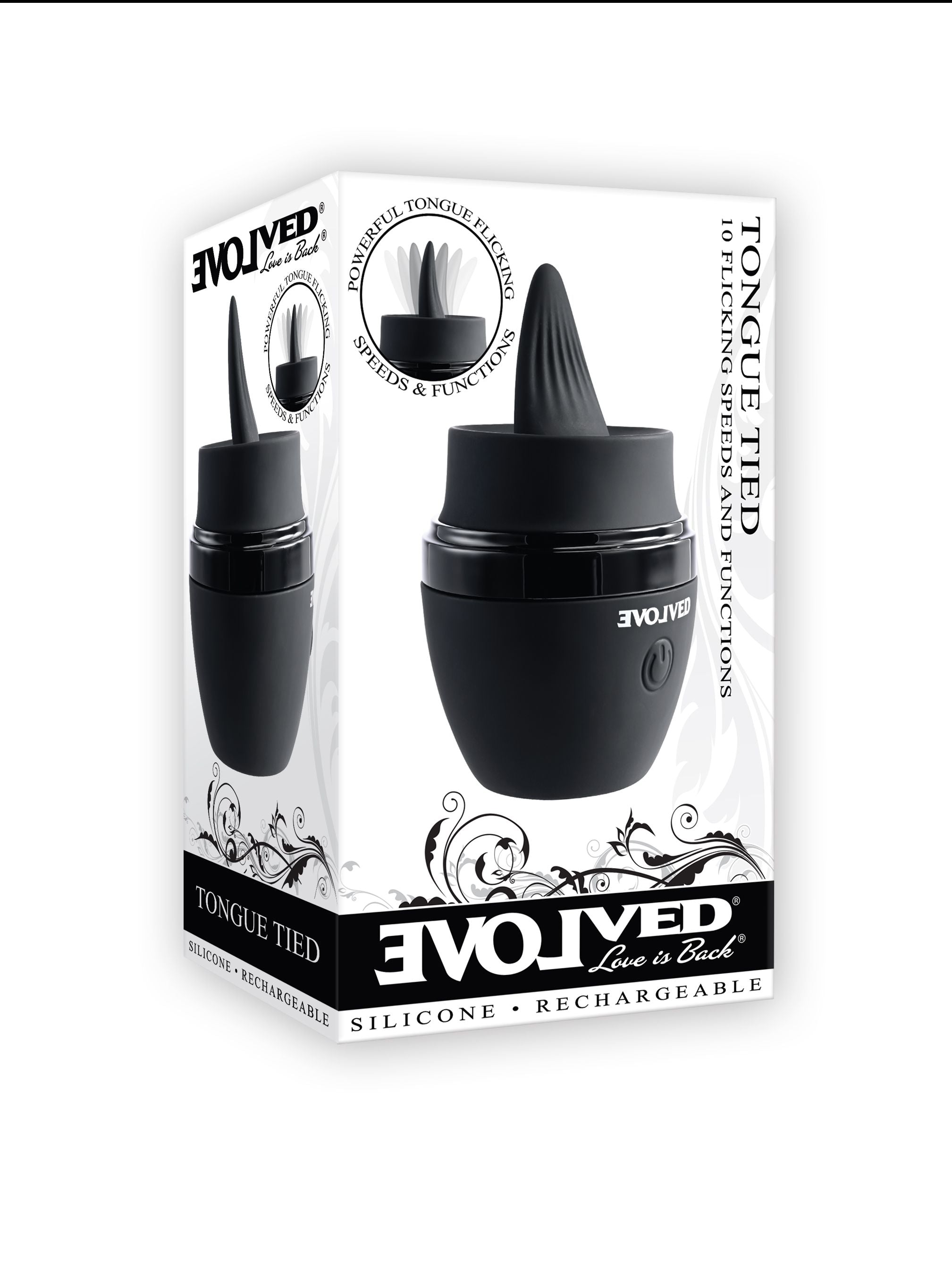 Evolved - Tonggebonden vibrator - Zwart