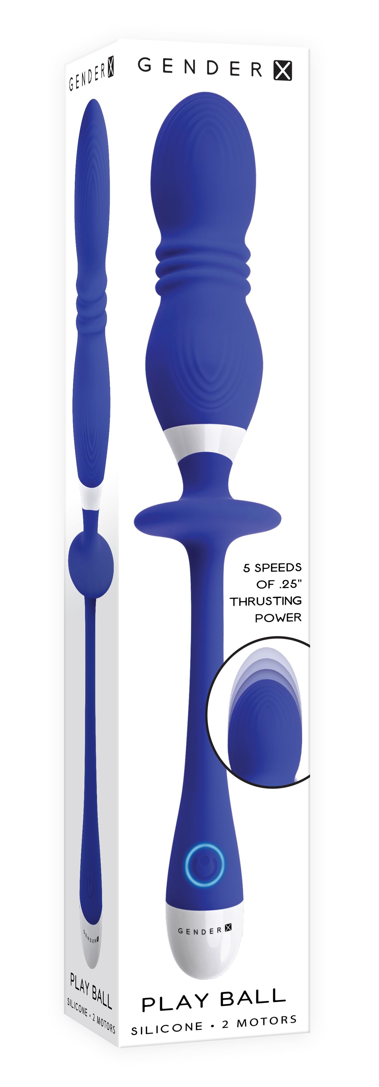 Evolved - Speelbalvibrator - Blauw
