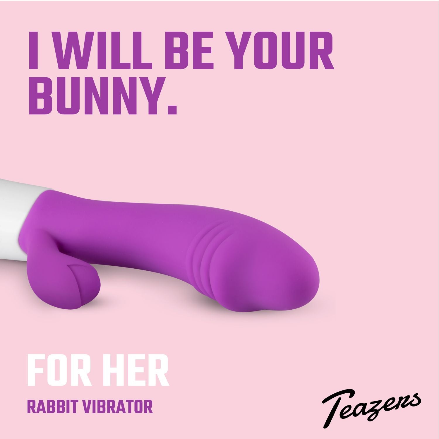 Veelzijdige Rabbit vibrator - Paars