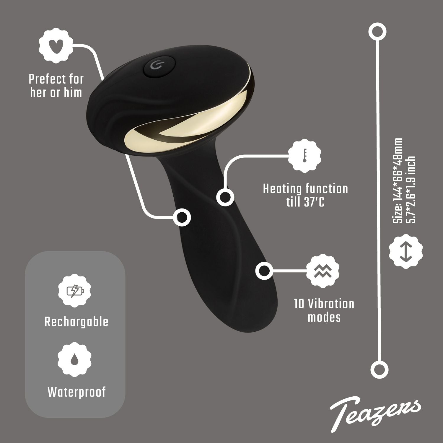 Hitte van het moment buttplug vibrator